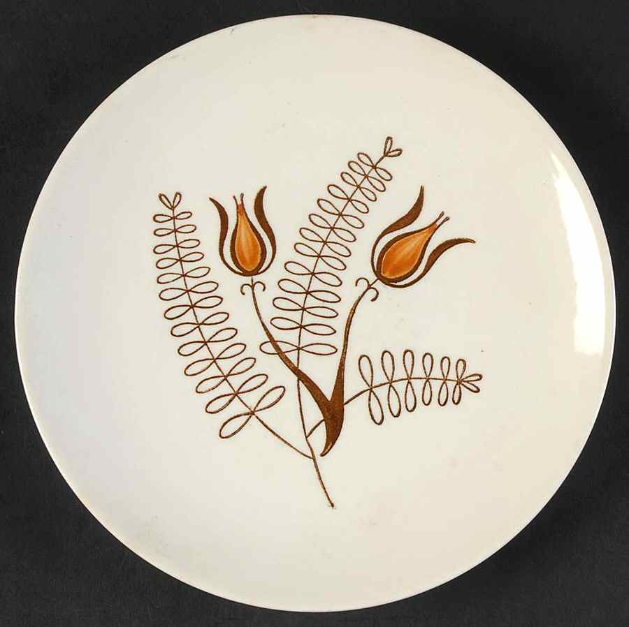 Tanglewood Brown Salad Plate by Royal (USA)-1
