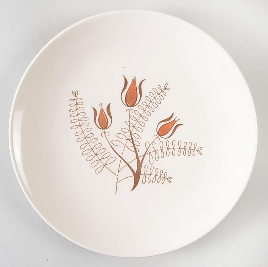 Tanglewood Brown Luncheon Plate by Royal (USA)-1