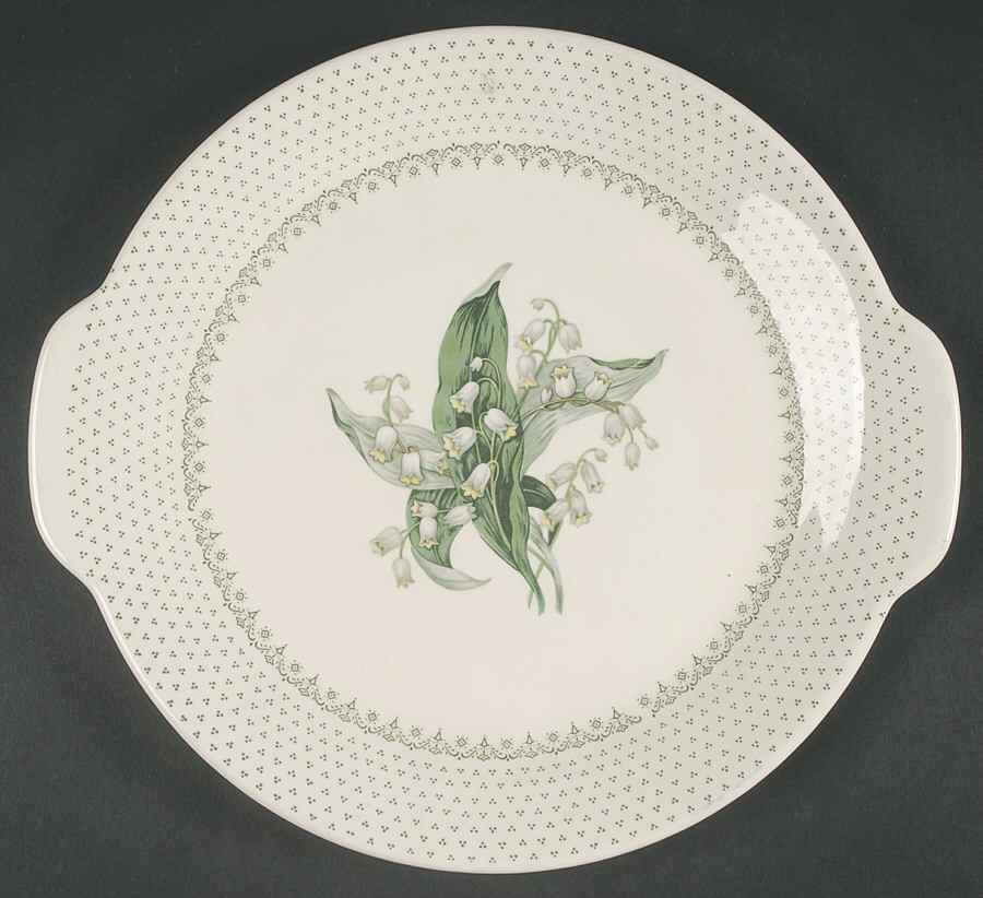 Waverly Handled Cake Plate by Royal (USA)-1