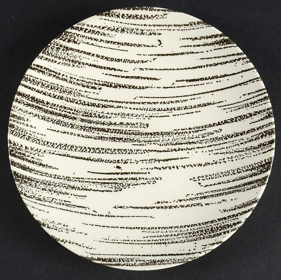 Windblown Black Salad Plate by Royal (USA)-1