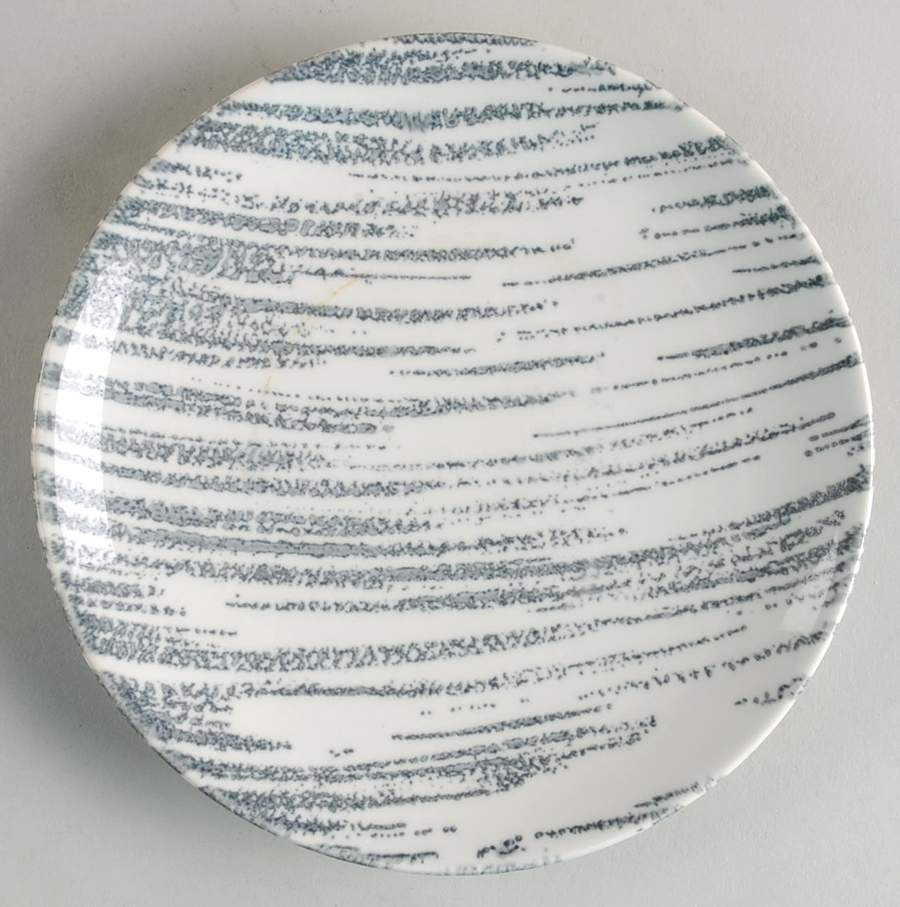 Windblown Grey Bread & Butter Plate by Royal (USA)-1
