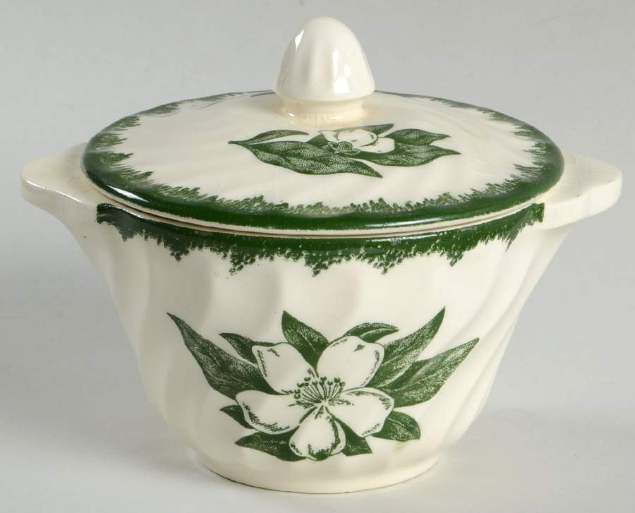Woodbury Sugar Bowl & Lid by Royal (USA)-1