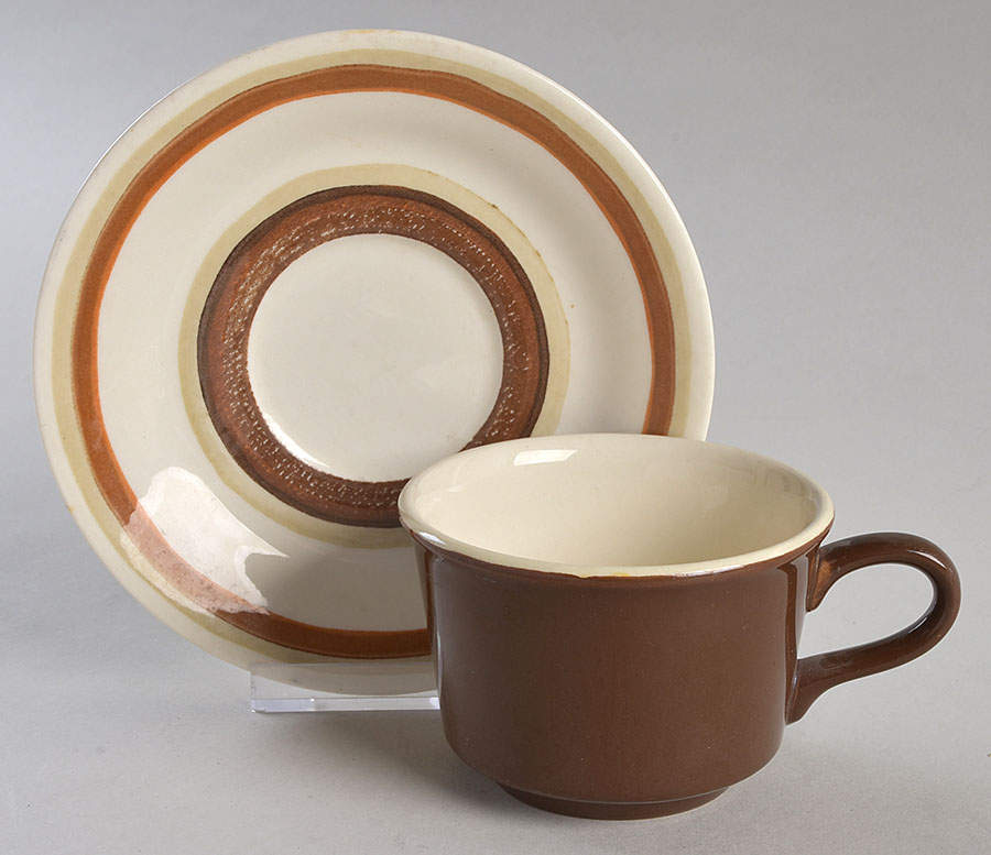 Yuma Flat Cup & Saucer Set by Royal (USA)-1