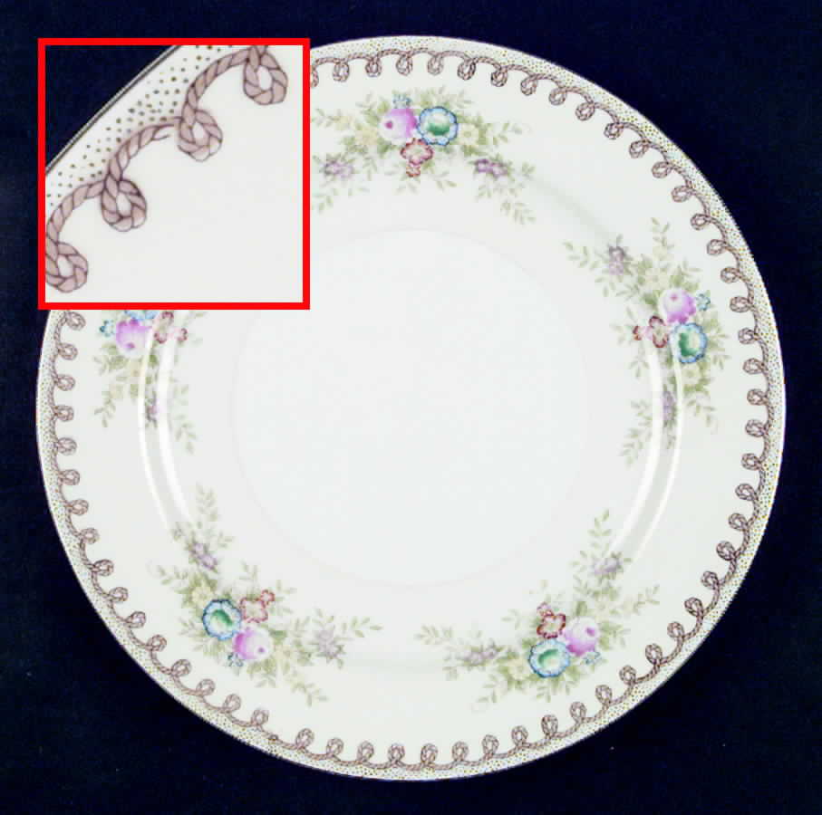 Clinton Dinner Plate by Royal York (Japan)-1