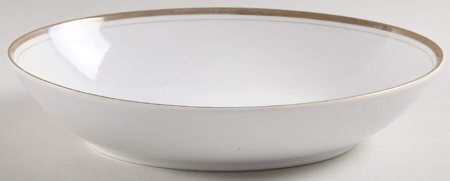 Golden Elegance 10" Oval Vegetable Bowl by Royalton-1