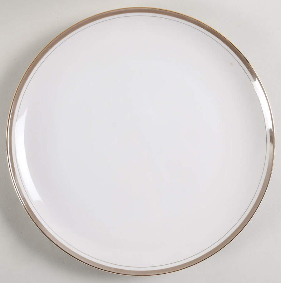 Golden Elegance 12" Chop Plate (Round Platter) by Royalton-1
