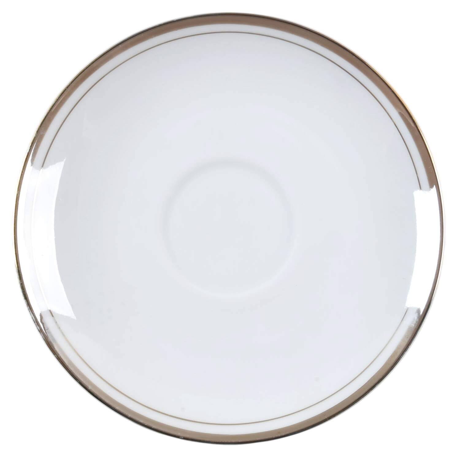 Golden Elegance Saucer for Flat Cup by Royalton-1
