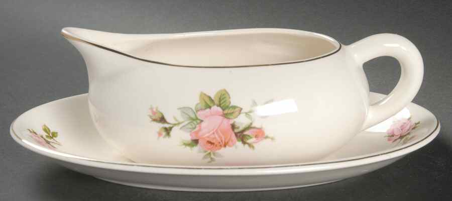 RYW1 Gravy Boat & Underplate by Royal Wilton-1