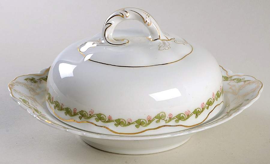 Avon Round Covered Butter by Royal Saxony-1