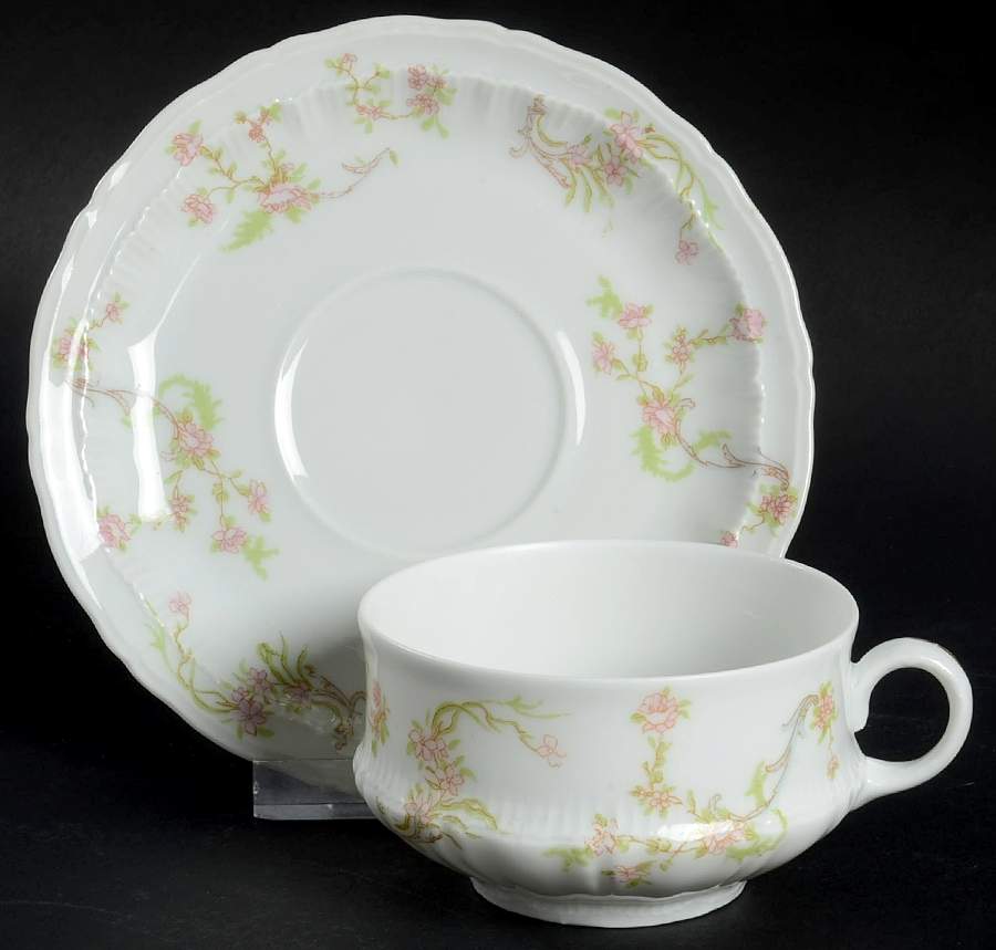 RYX2 Flat Cup & Saucer Set by Royal Saxony-1