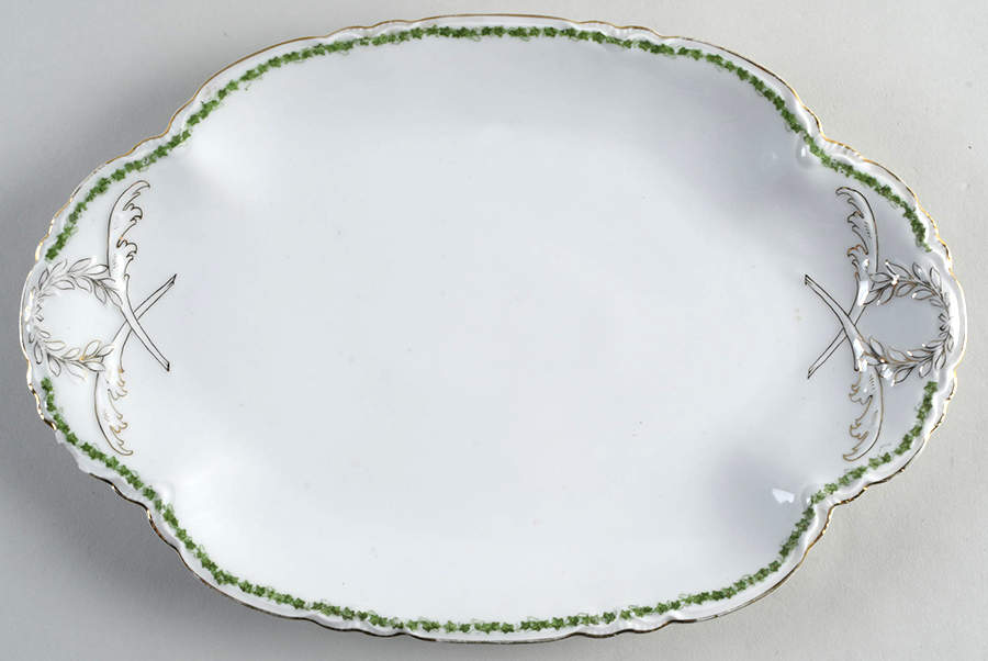 10789 14" Oval Serving Platter by Royal Saxony-1