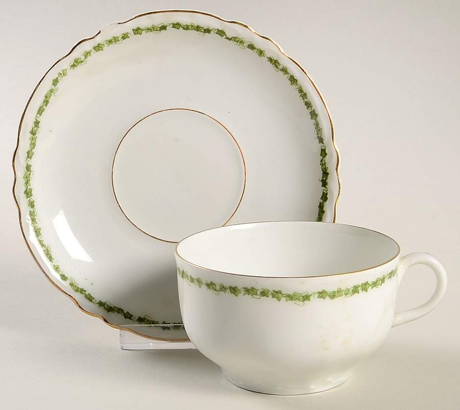 10789 Flat Cup & Saucer Set by Royal Saxony-1