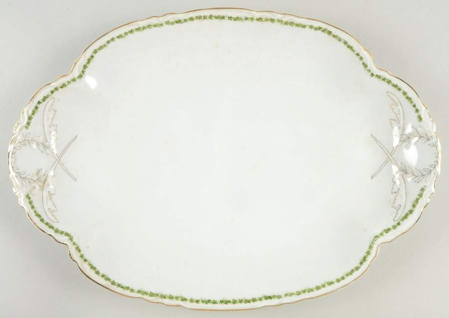 10789 16" Oval Serving Platter by Royal Saxony-1