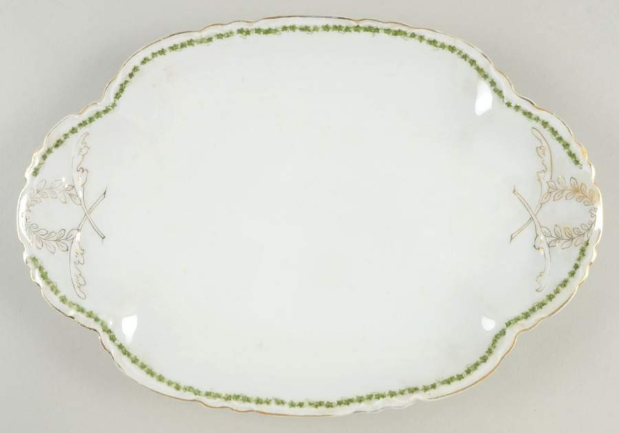 10789 13" Oval Serving Platter by Royal Saxony-1