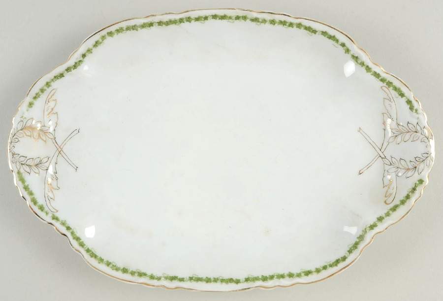 10789 11" Oval Serving Platter by Royal Saxony-1