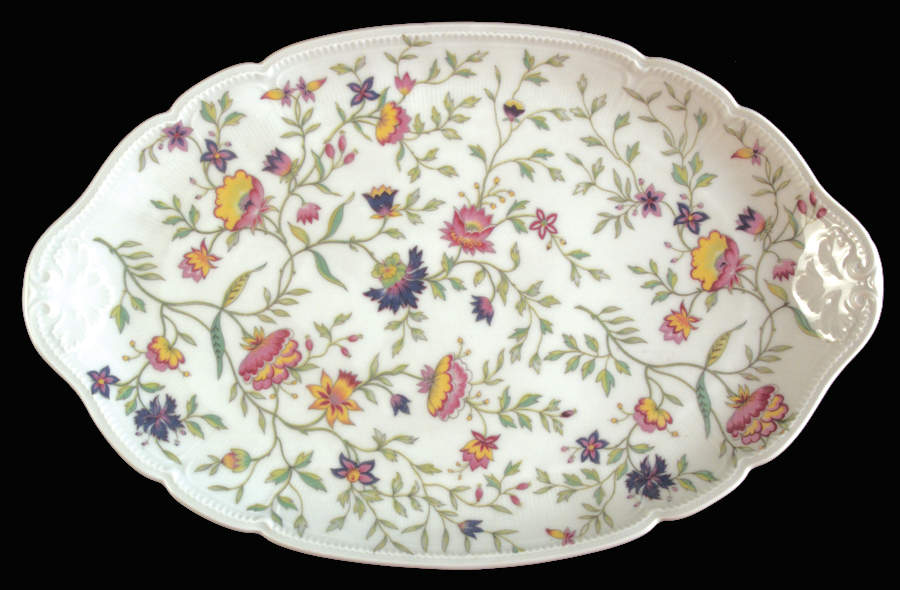 Adriana 14" Oval Serving Platter by Royal Limoges-1