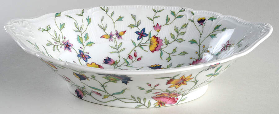 Adriana 10" Oval Vegetable Bowl by Royal Limoges-1