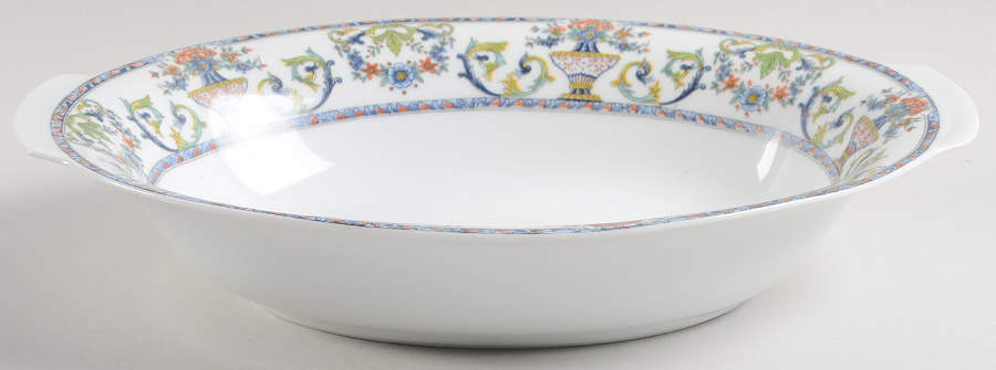 Medicis 10" Oval Vegetable Bowl by Royal Limoges-1