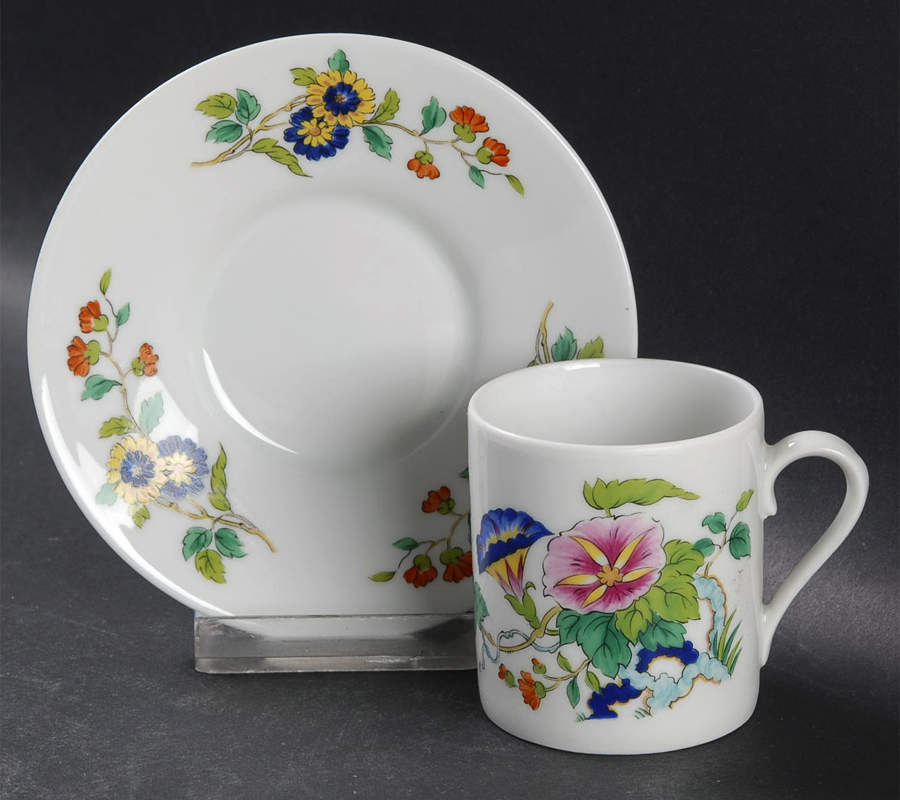 Paradis Flat Demitasse Cup & Saucer Set by Royal Limoges-1