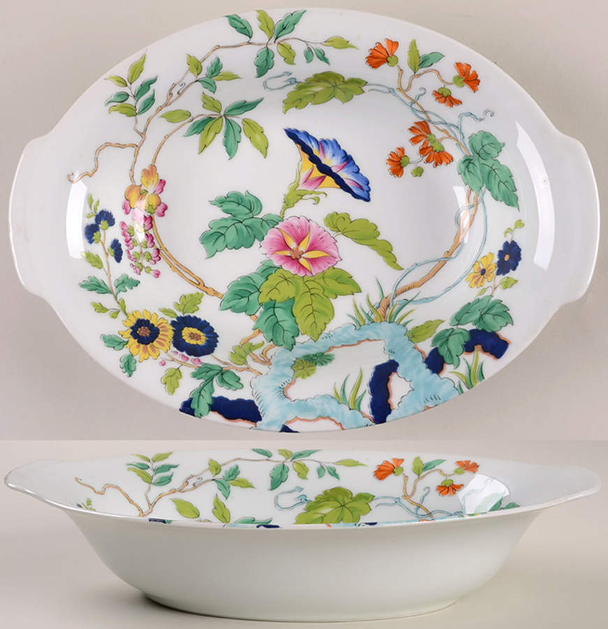 Paradis 10" Oval Vegetable Bowl by Royal Limoges-1