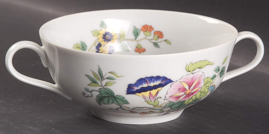 Paradis Flat Cream Soup Bowl by Royal Limoges-1