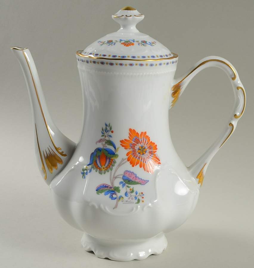 Persan Rouge Coffee Pot & Lid by Royal Limoges-1