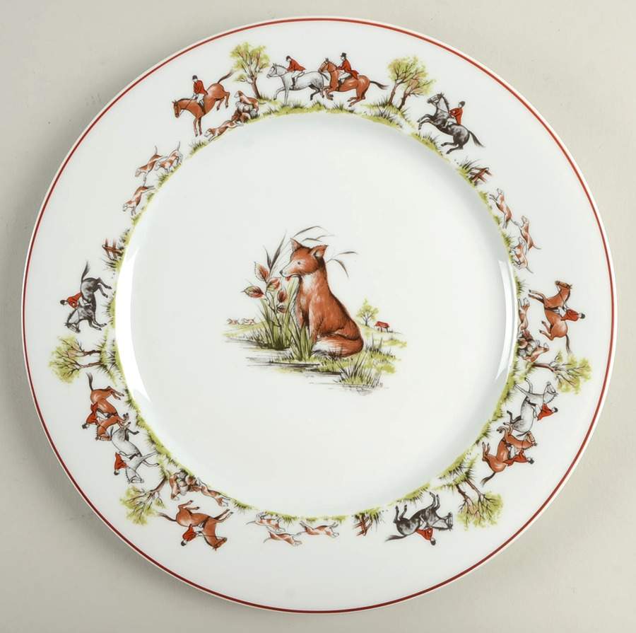 Tally Ho Dinner Plate by Royal Limoges-1
