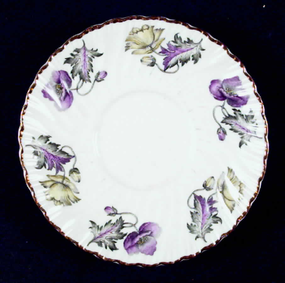 Poppy Saucer by Royal Worcester-1