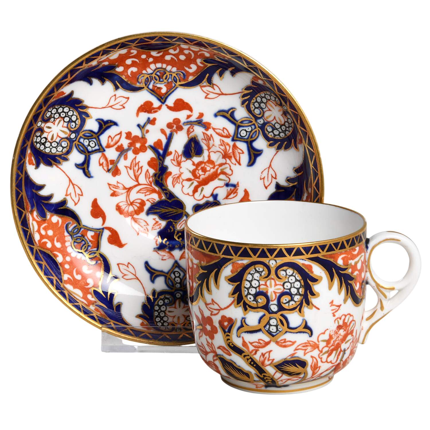 563 Flat Cup & Saucer Set by Royal Crown Derby-1