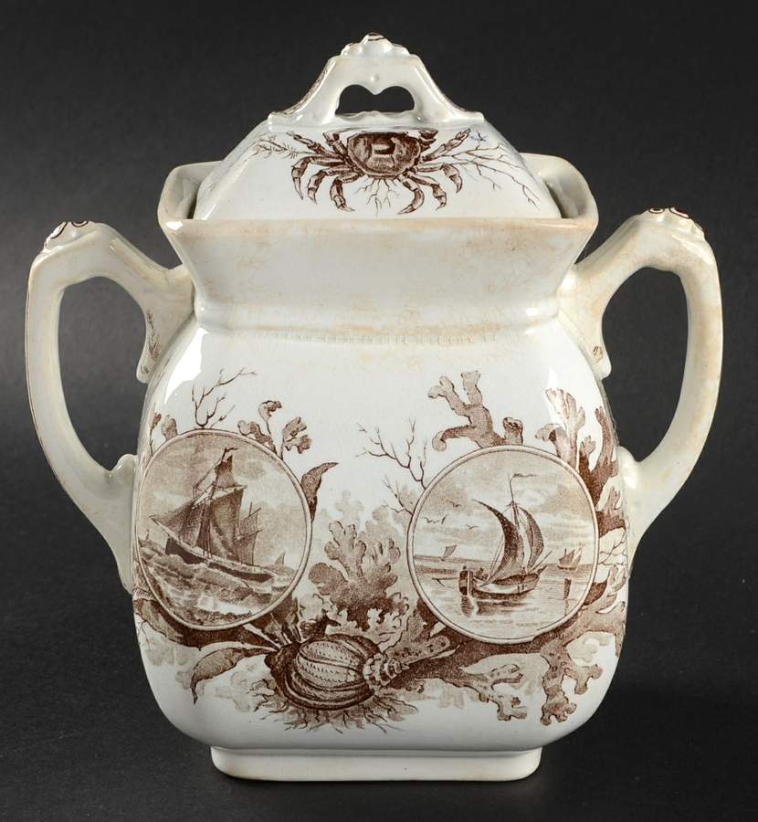 Oceana Sugar Bowl & Lid by Royal Doulton-1