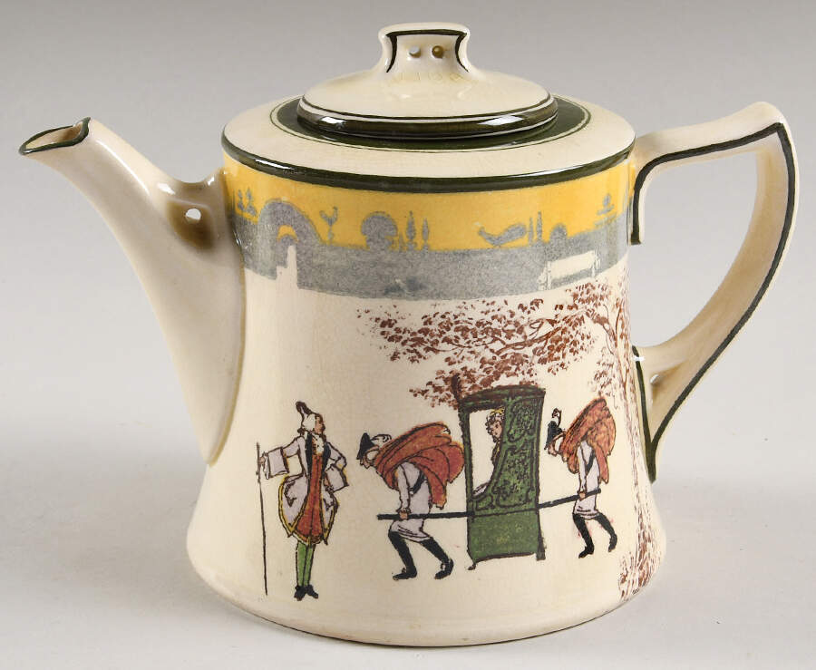 D3597 Small Teapot & Lid by Royal Doulton-1
