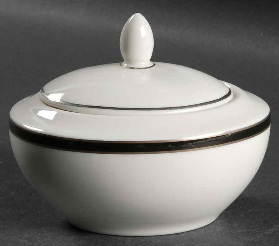 Oxford Midnight Sugar Bowl & Lid by Royal Doulton-1