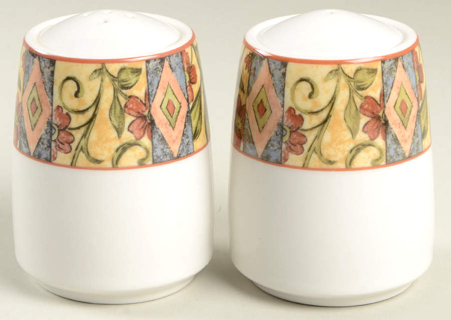 Cinnabar Salt & Pepper Set by Royal Doulton-1
