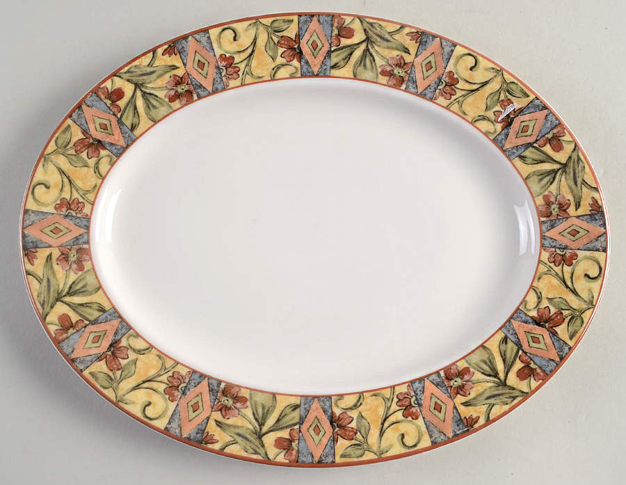 Cinnabar 13" Oval Serving Platter by Royal Doulton-1