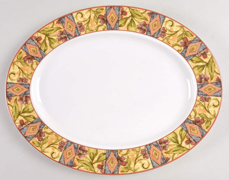 Cinnabar 13" Oval Serving Platter by Royal Doulton-1