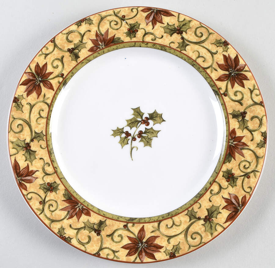 Cinnabar Holiday Salad Plate by Royal Doulton-1