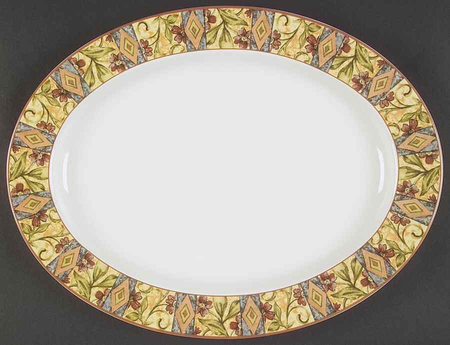 Cinnabar 16" Oval Serving Platter by Royal Doulton-1