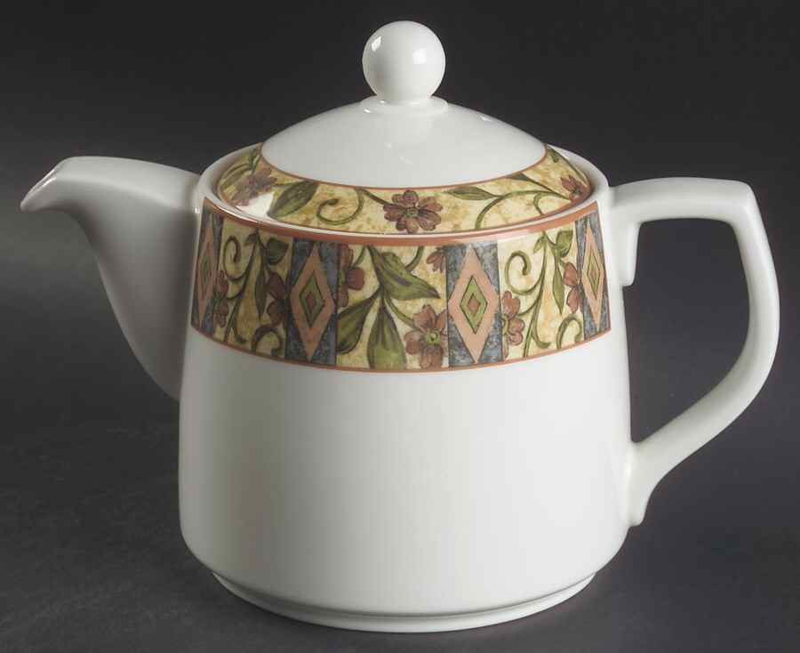 Cinnabar Teapot & Lid by Royal Doulton-1