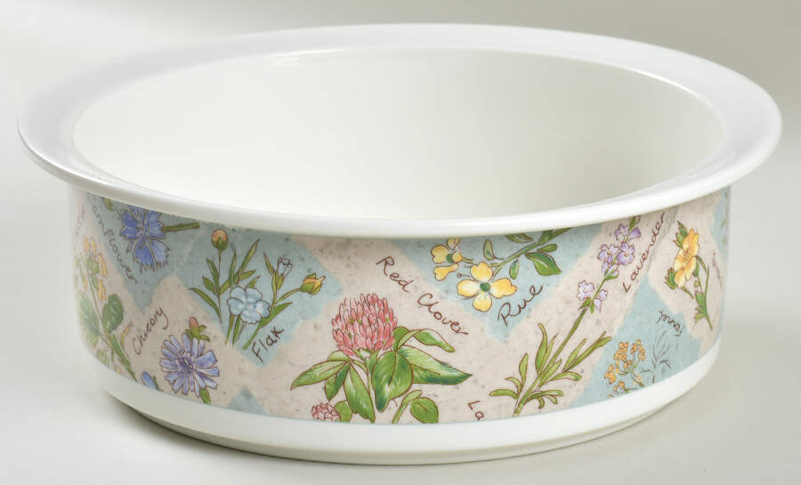 Wildflowers 9" Salad Serving Bowl by Royal Doulton-1