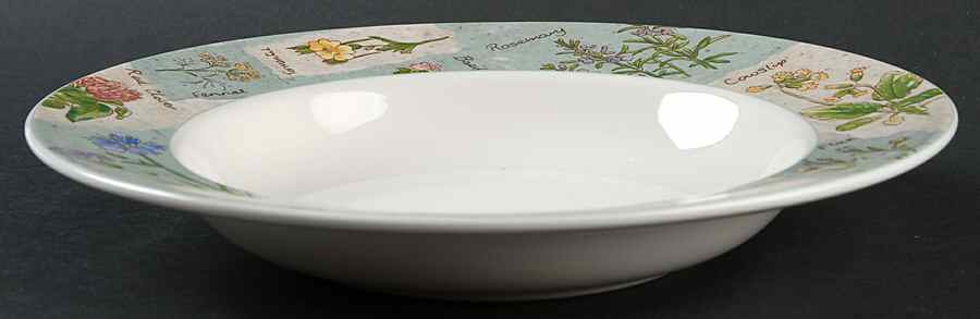 Wildflowers Large Rim Soup Bowl by Royal Doulton-1