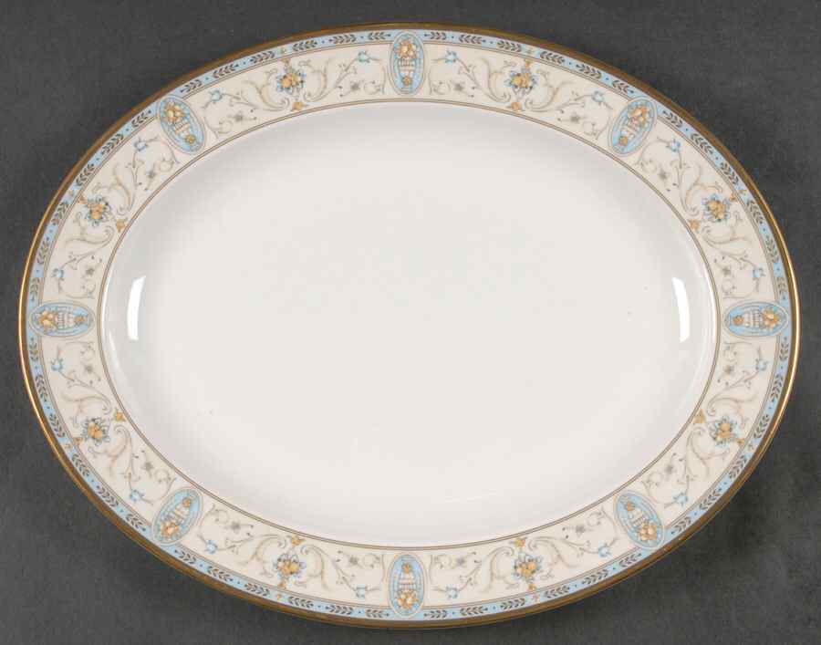 Fontenay 13" Oval Serving Platter by Royal Doulton-1