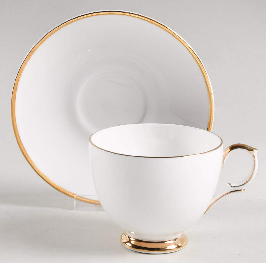 ROV6 Footed Cup & Saucer Set by Royal Victoria-1