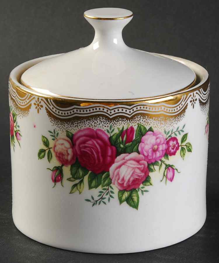 English Roses Sugar Bowl & Lid by Retroneu-1