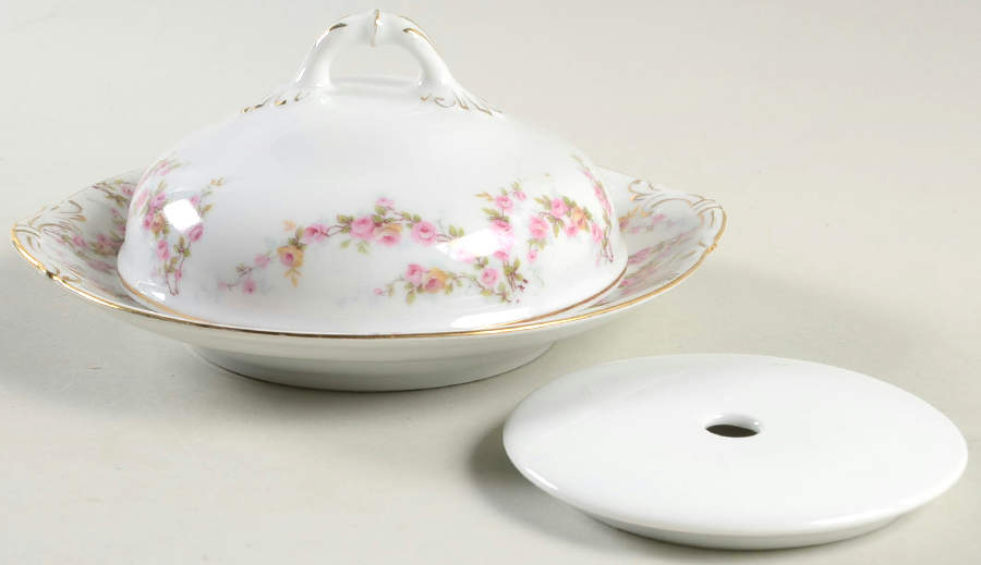 RSC15 Round Covered Butter with Strainer by Royal Schwarzburg-1
