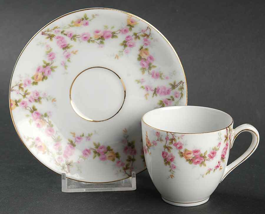 RSC15 Flat Demitasse Cup & Saucer Set by Royal Schwarzburg-1