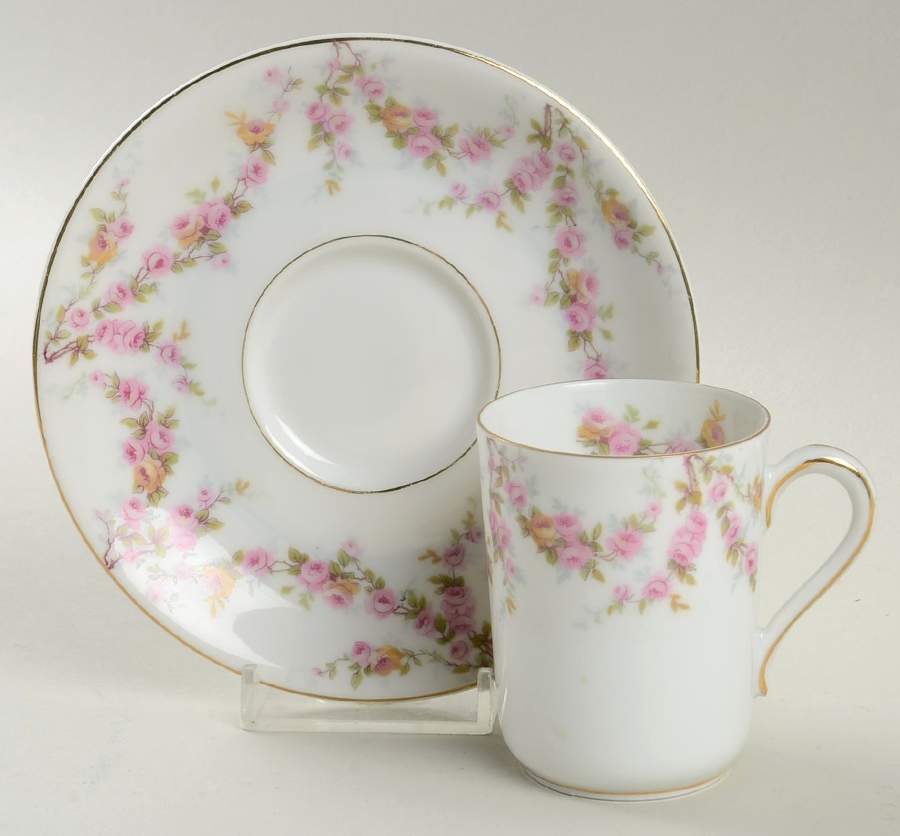 RSC15 Flat Demitasse Cup & Saucer Set by Royal Schwarzburg-1