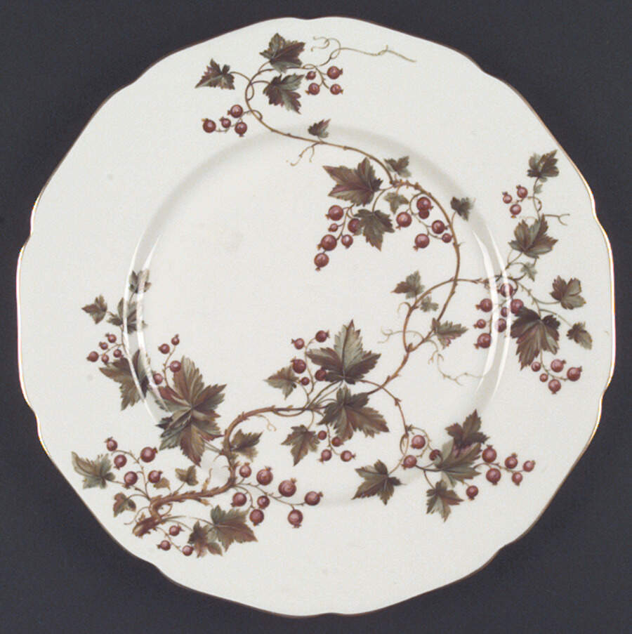 Summer Vine Dinner Plate by Royal Ivory (Czech, Germany)-1