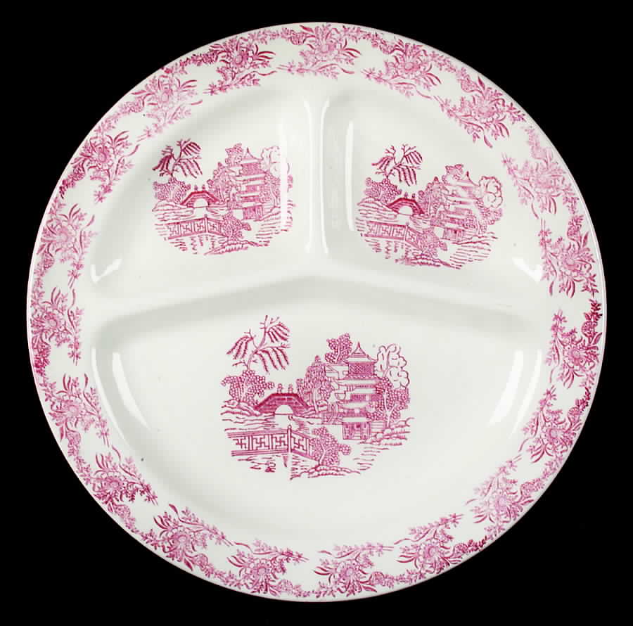 Ming Red Grill Plate by Royal (USA)-1
