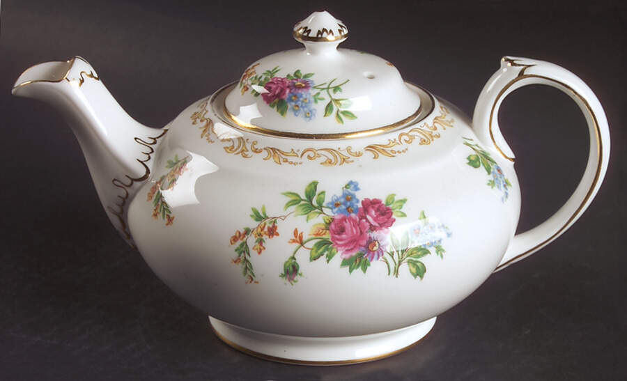 3710a Small Teapot & Lid by Royal Chelsea-1