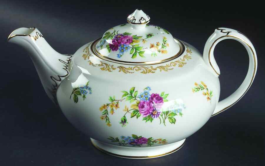 3710a Teapot & Lid by Royal Chelsea-1